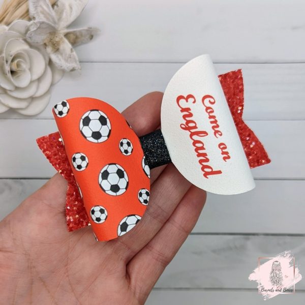 football bow red