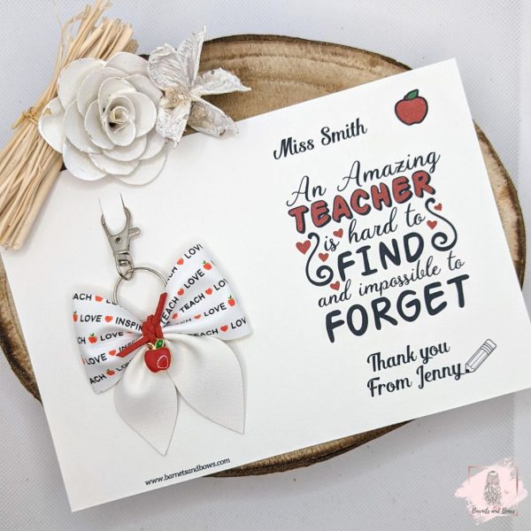 teachergiftkeyringquote