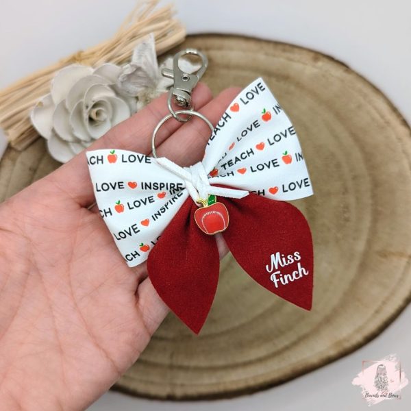 teacher bow personalised