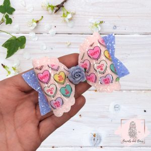 love hearts bow