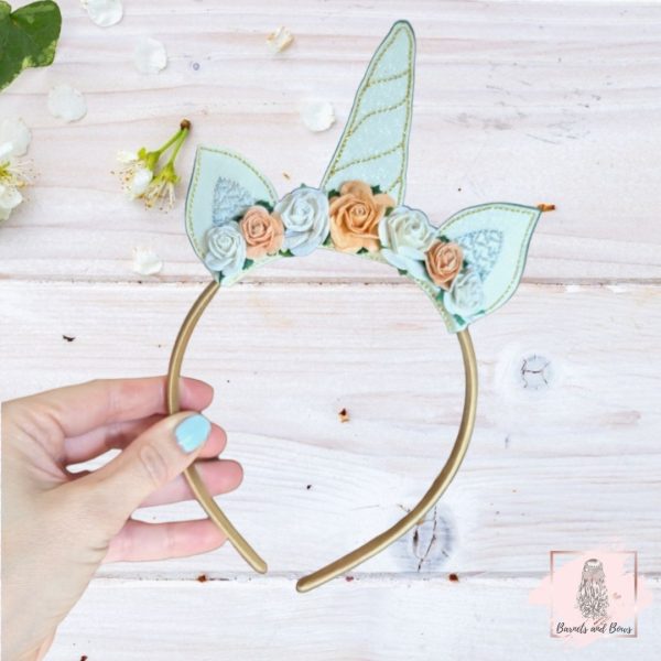 Unicorn Headband Peach