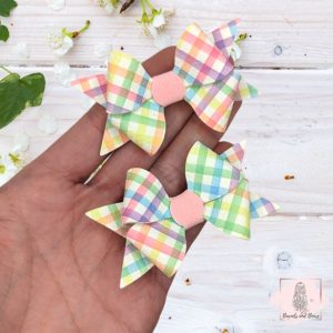 pretty gingham cuties pink centre