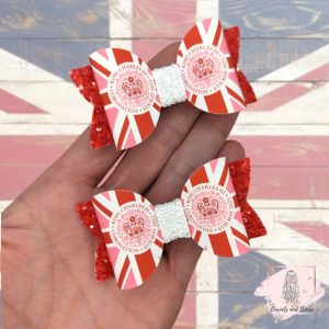 Union Jack Logo Pigtail Set Pink